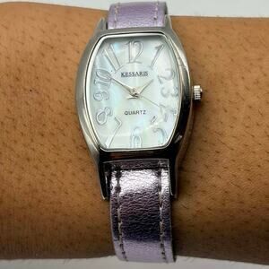 Silver & Purple Kessaris Watch